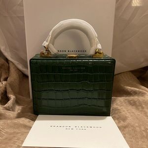 Brandon Blackwood Kendrick Trunk - Forest Green Croc